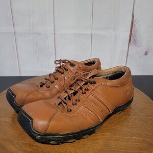 Vintage Dr. Martens Men’s Sz 12 Leather Lace up Sneaker, Classic Casual Brown